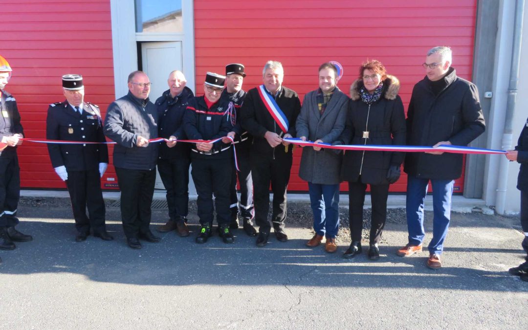 Inauguration des travaux de réhabilitation de la caserne des pompiers